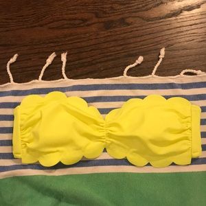 Yellow Victoria’s Secret bikini top